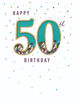 Picture of HAPPY 50TH BIRTHDAY CARD